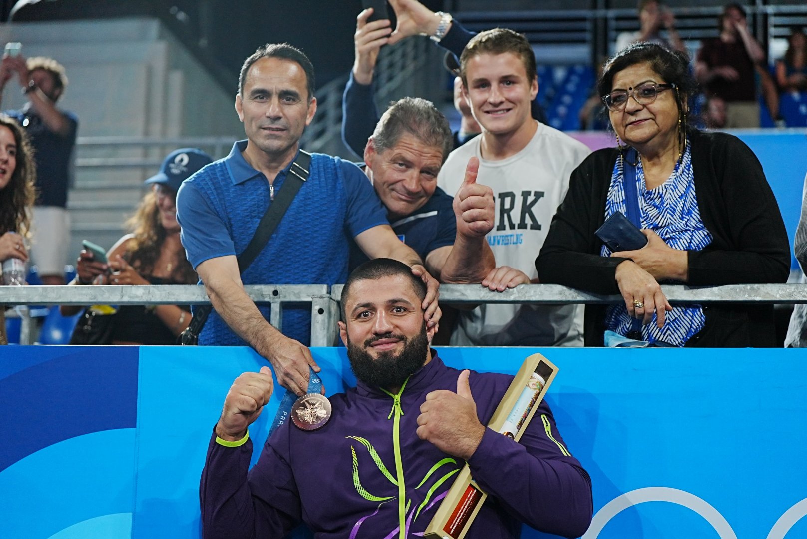 Azerbaijani wrestler secures Olympic bronze (PHOTO)