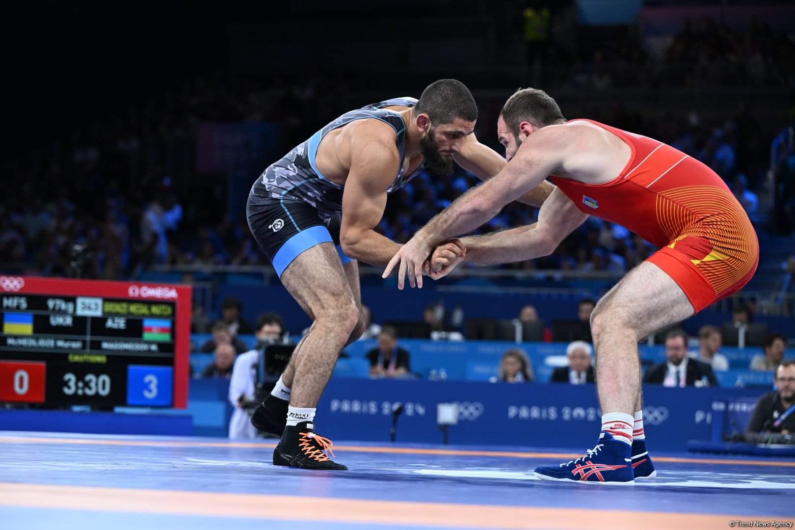 Azerbaijani wrestler Magomedkhan Magomedov wins bronze medal at Olympics (PHOTO/VIDEO)