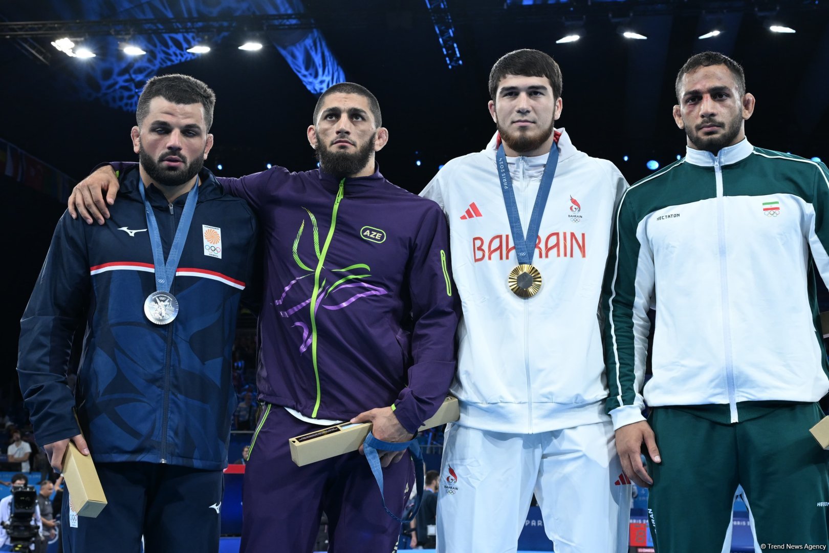 Azerbaijani wrestler Magomedkhan Magomedov wins bronze medal at Olympics (PHOTO/VIDEO)