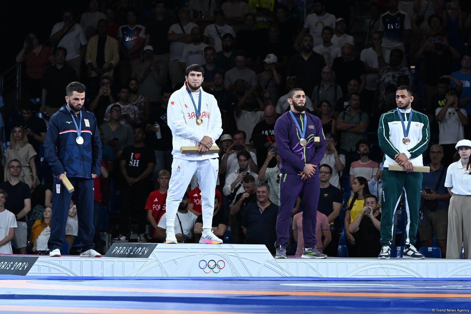 Azerbaijani wrestler Magomedkhan Magomedov wins bronze medal at Olympics (PHOTO/VIDEO)