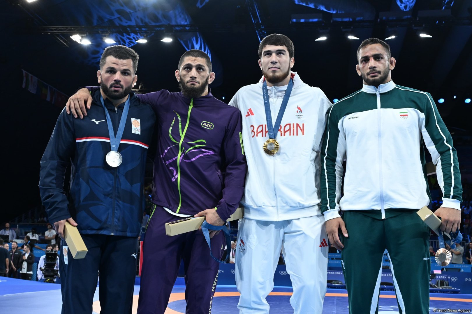Azerbaijani wrestler Magomedkhan Magomedov wins bronze medal at Olympics (PHOTO/VIDEO)