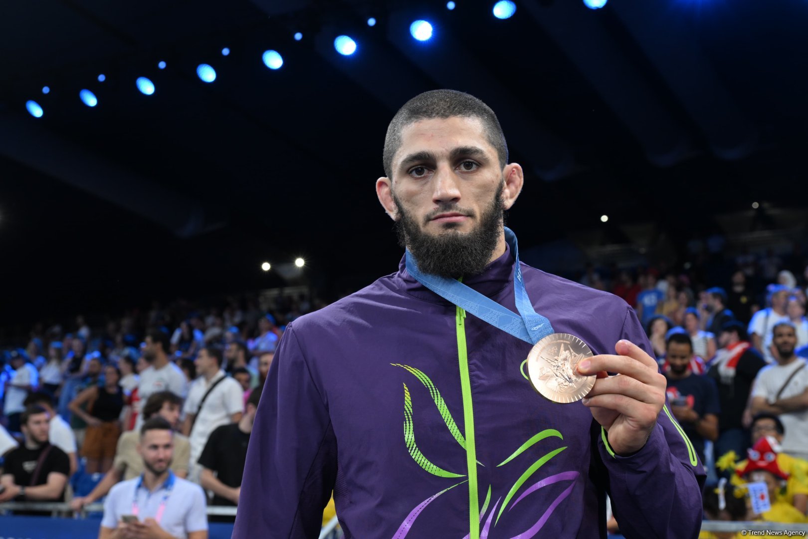 Azerbaijani wrestler Magomedkhan Magomedov wins bronze medal at Olympics (PHOTO/VIDEO)