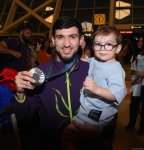 Azerbaijani team successfully performed at Olympic Games returns home (PHOTO/VIDEO)