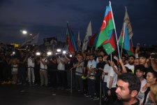 Azerbaijani team successfully performed at Olympic Games returns home (PHOTO/VIDEO)
