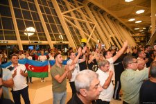 Azerbaijani team successfully performed at Olympic Games returns home (PHOTO/VIDEO)