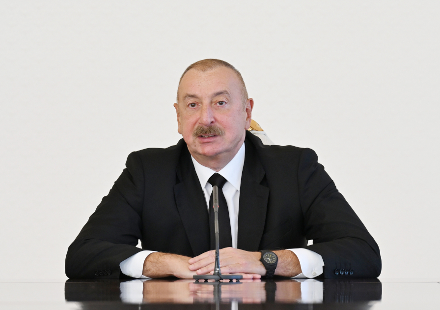 President Ilham Aliyev receives Paris Summer Olympics' Azerbaijani medalists and coaches (PHOTO/VIDEO)