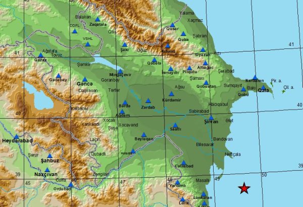 Earthquake hits Caspian Sea