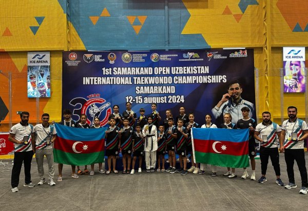 Our Taekwondo athletes win 12 medals at "Samarkand Open 2024"