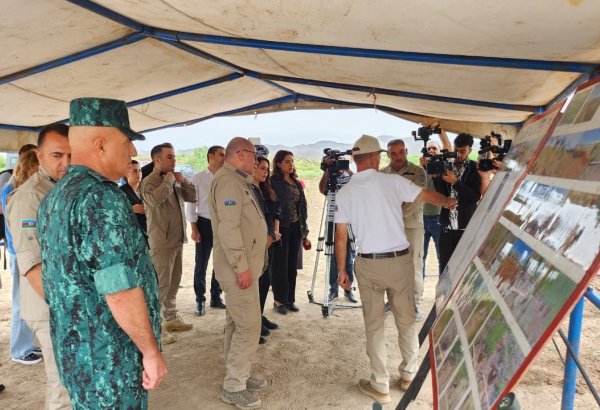 Azerbaijan's Lachin hosts meeting of working group on mine and unexploded ordnance clearance (PHOTO)