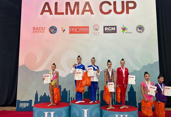 Azerbaijani gymnasts claim success in Kazakhstan (PHOTO)