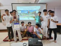 Fifth Cambodian diaspora youth summer camp participant presents on Azerbaijan (PHOTO)