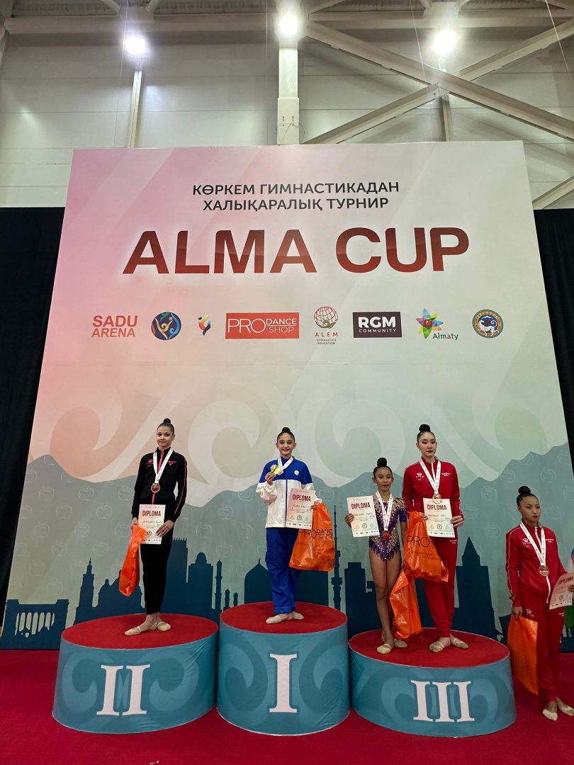 Azerbaijani gymnasts claim success in Kazakhstan (PHOTO)