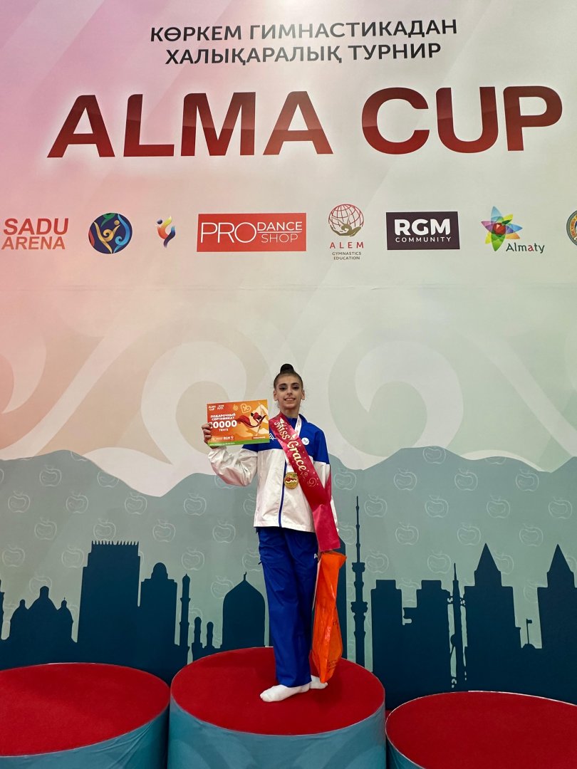 Azerbaijani gymnasts claim success in Kazakhstan (PHOTO)