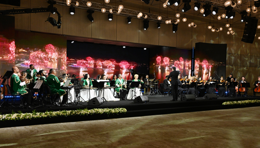 President Ilham Aliyev hosts reception for President Putin at Gulustan Palace (PHOTO/VIDEO)