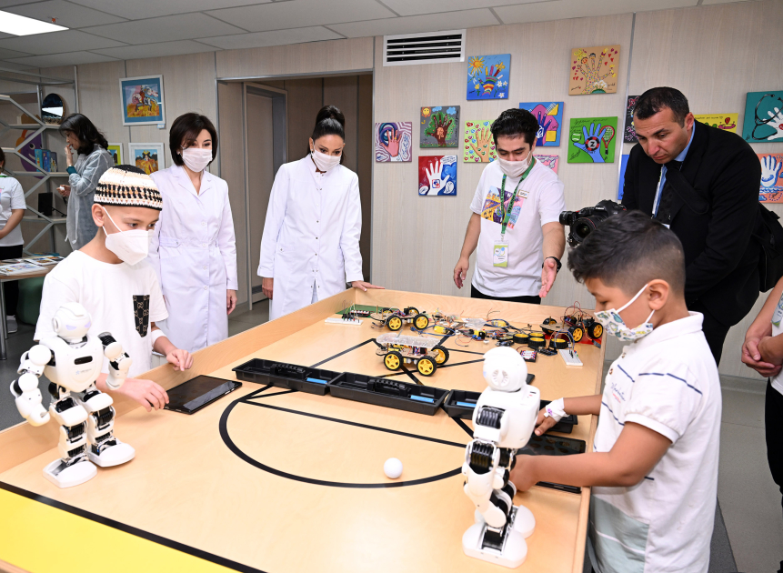 First Lady Mehriban Aliyeva, First Lady Ziroatkhon Mirziyoyeva visit “Mekhrli” school in Tashkent (PHOTO/VIDEO)