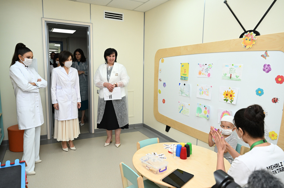 First Lady Mehriban Aliyeva, First Lady Ziroatkhon Mirziyoyeva visit “Mekhrli” school in Tashkent (PHOTO/VIDEO)