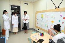 First Lady Mehriban Aliyeva, First Lady Ziroatkhon Mirziyoyeva visit “Mekhrli” school in Tashkent (PHOTO/VIDEO)