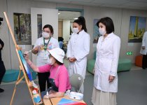 First Lady Mehriban Aliyeva, First Lady Ziroatkhon Mirziyoyeva visit “Mekhrli” school in Tashkent (PHOTO/VIDEO)