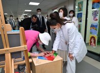 First Lady Mehriban Aliyeva, First Lady Ziroatkhon Mirziyoyeva visit “Mekhrli” school in Tashkent (PHOTO/VIDEO)