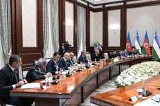 President Ilham Aliyev, President Shavkat Mirziyoyev attend inaugural meeting of High Intergovernmental Council (PHOTO)