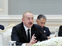 President Ilham Aliyev, President Shavkat Mirziyoyev hold meeting with representatives from business communities (PHOTO)