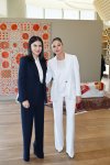 First Lady Mehriban Aliyeva, First Lady Ziroatkhon Mirziyoyeva visit exhibition in Tashkent and view collection of Uzbek national costumes (PHOTO/VIDEO)