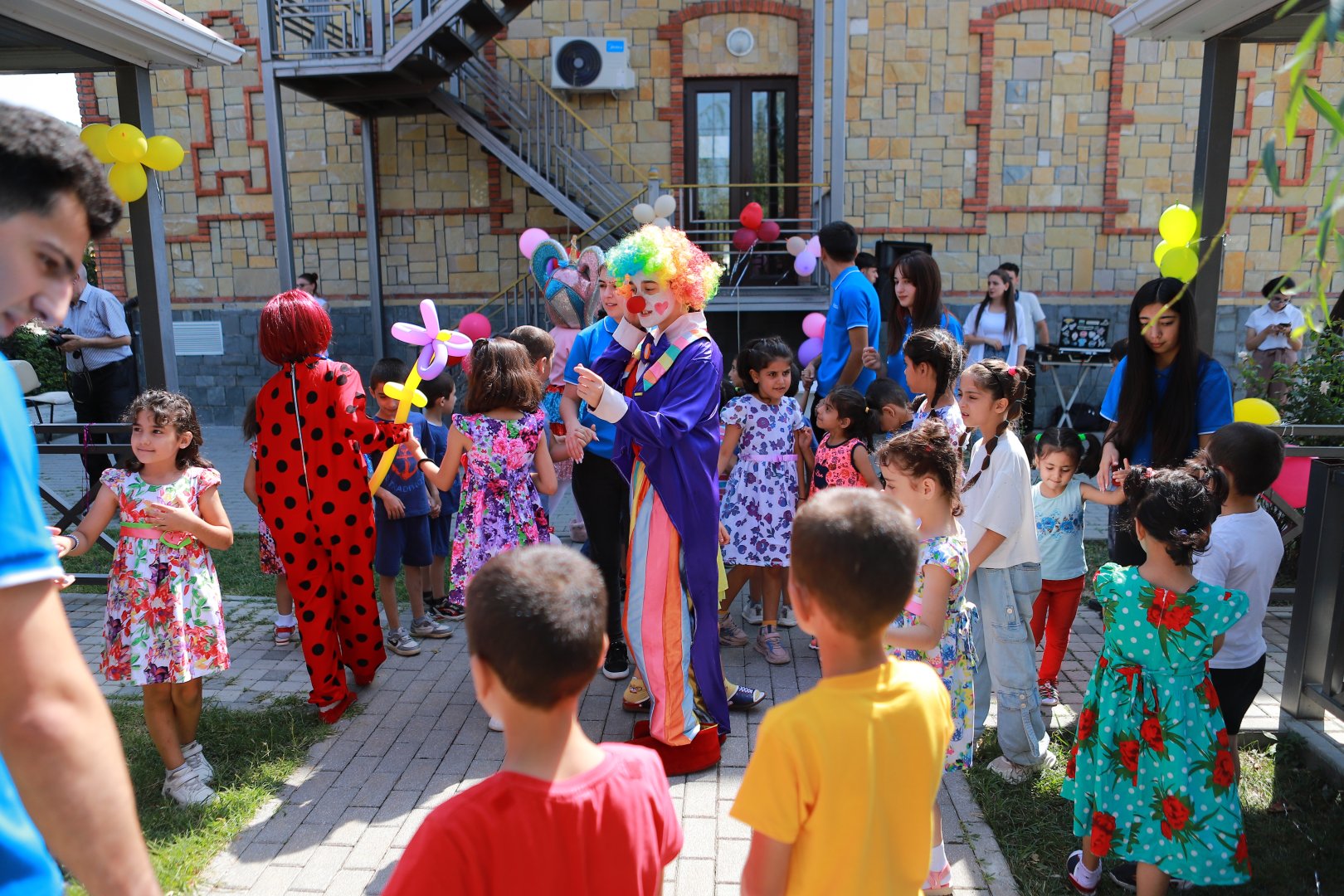 Heydar Aliyev Foundation with children in need of special care in Sheki (PHOTO)