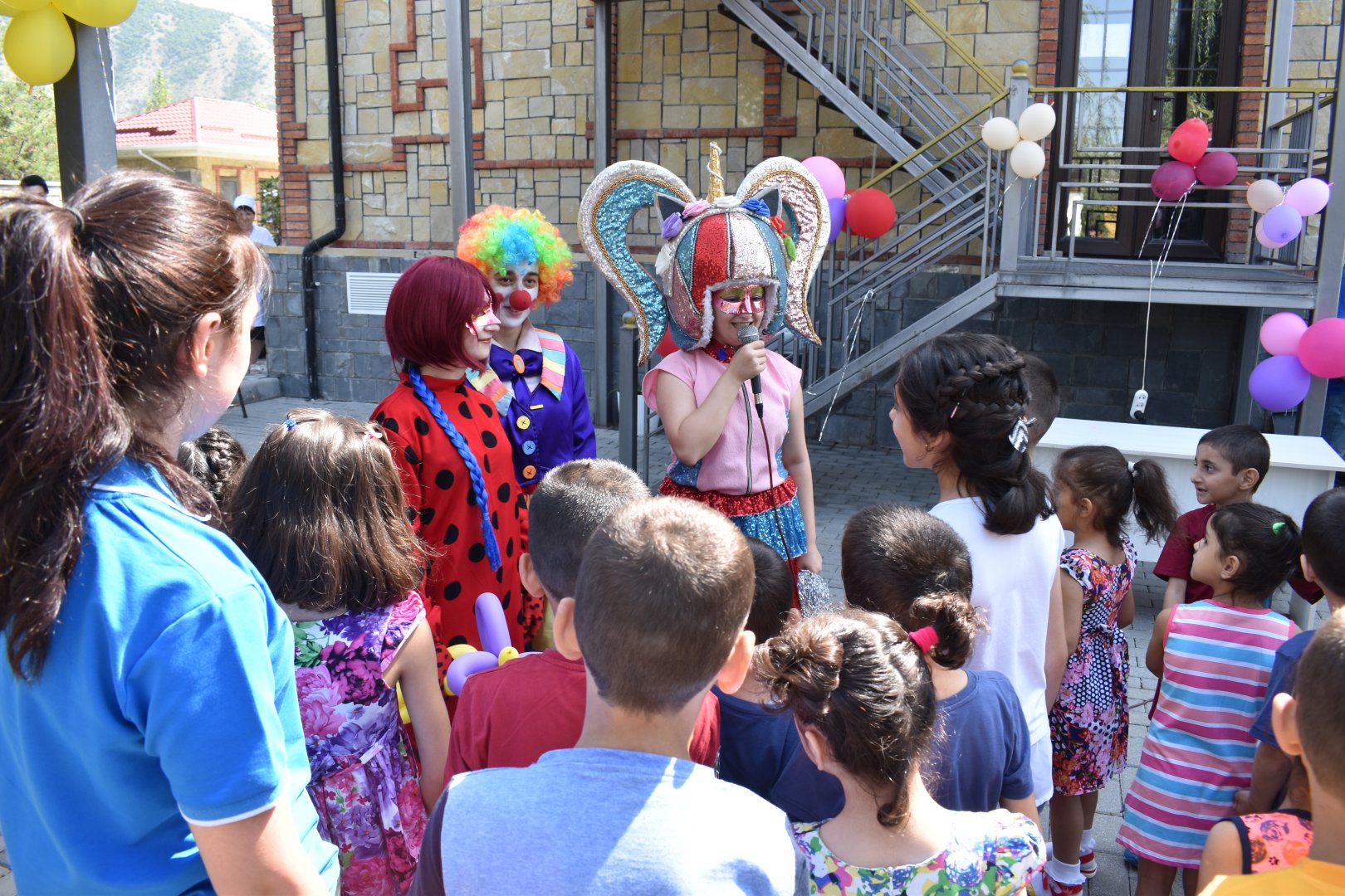 Heydar Aliyev Foundation with children in need of special care in Sheki (PHOTO)