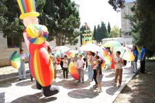 Heydar Aliyev Foundation holds event for children in Ganja (PHOTO)