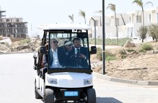 President Ilham Aliyev and First Lady Mehriban Aliyeva attend inauguration of LANDAU School and “The Grand” apart hotel at Sea Breeze Resort (PHOTO/VIDEO)
