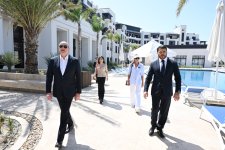 President Ilham Aliyev and First Lady Mehriban Aliyeva attend inauguration of LANDAU School and “The Grand” apart hotel at Sea Breeze Resort (PHOTO/VIDEO)