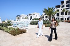 President Ilham Aliyev and First Lady Mehriban Aliyeva attend inauguration of LANDAU School and “The Grand” apart hotel at Sea Breeze Resort (PHOTO/VIDEO)