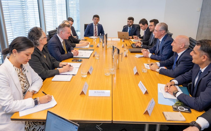 COP29 president talks climate finance with Australian energy minister