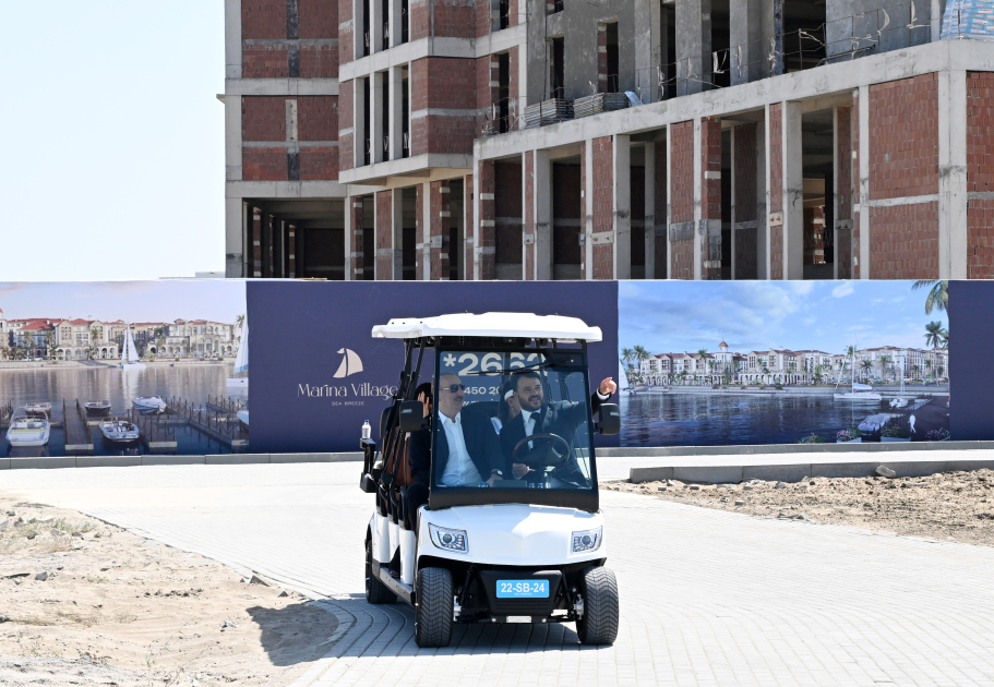 President Ilham Aliyev and First Lady Mehriban Aliyeva attend inauguration of LANDAU School and “The Grand” apart hotel at Sea Breeze Resort (PHOTO/VIDEO)