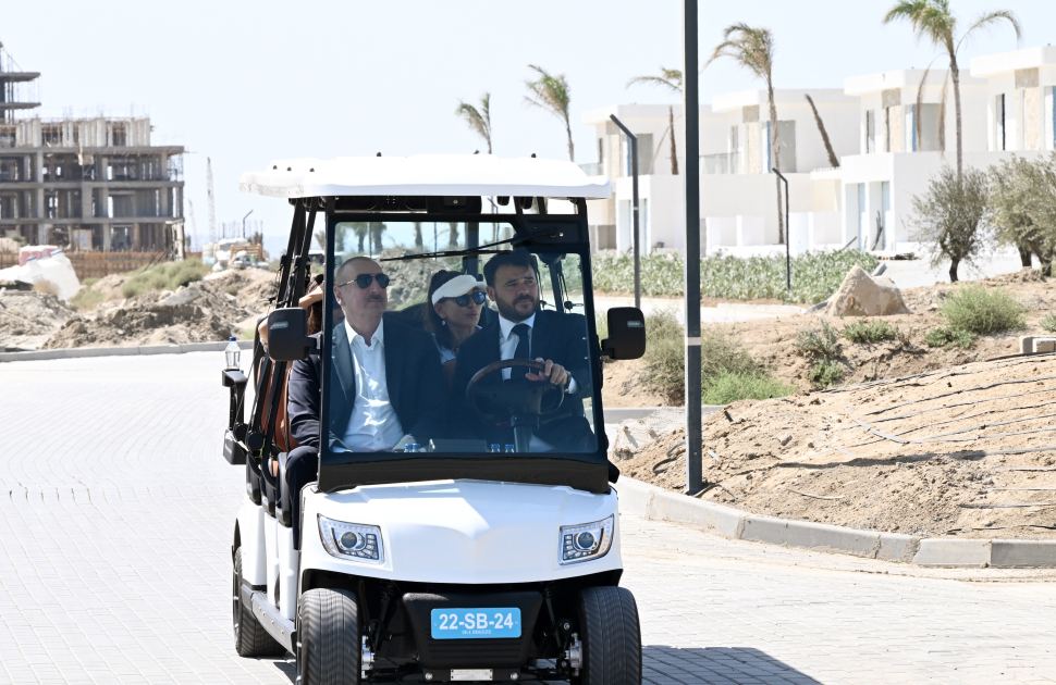 President Ilham Aliyev and First Lady Mehriban Aliyeva attend inauguration of LANDAU School and “The Grand” apart hotel at Sea Breeze Resort (PHOTO/VIDEO)