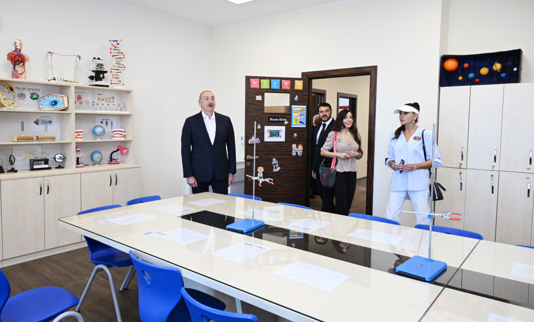 President Ilham Aliyev and First Lady Mehriban Aliyeva attend inauguration of LANDAU School and “The Grand” apart hotel at Sea Breeze Resort (PHOTO/VIDEO)