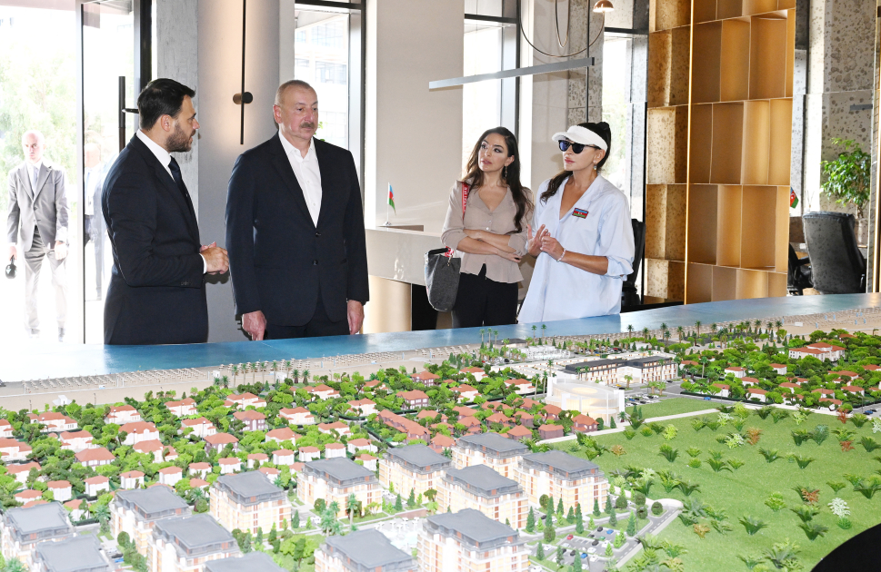 President Ilham Aliyev and First Lady Mehriban Aliyeva attend inauguration of LANDAU School and “The Grand” apart hotel at Sea Breeze Resort (PHOTO/VIDEO)