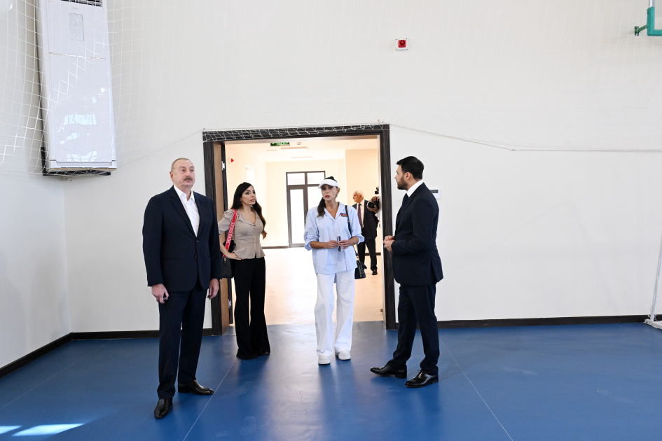 President Ilham Aliyev and First Lady Mehriban Aliyeva attend inauguration of LANDAU School and “The Grand” apart hotel at Sea Breeze Resort (PHOTO/VIDEO)