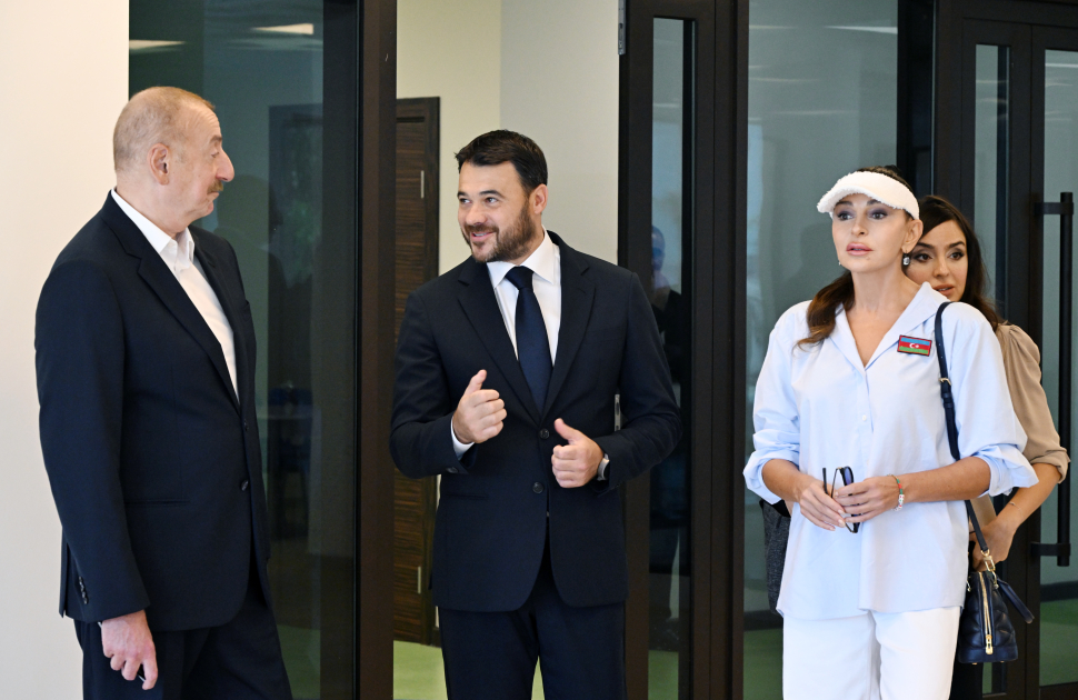 President Ilham Aliyev and First Lady Mehriban Aliyeva attend inauguration of LANDAU School and “The Grand” apart hotel at Sea Breeze Resort (PHOTO/VIDEO)