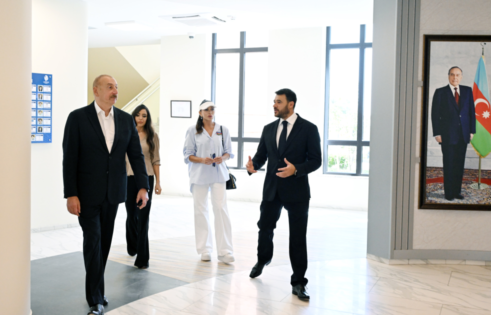 President Ilham Aliyev and First Lady Mehriban Aliyeva attend inauguration of LANDAU School and “The Grand” apart hotel at Sea Breeze Resort (PHOTO/VIDEO)