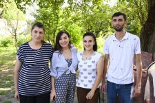 Vice-President of Heydar Aliyev Foundation Leyla Aliyeva meets participants of “Young beekeeper" project in Gabala (PHOTO)