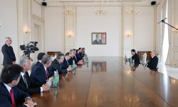 President Ilham Aliyev receives delegation of Turkish Grand National Assembly members (PHOTO/VIDEO)