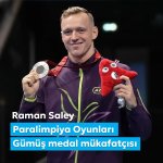 First Vice-President Mehriban Aliyeva congratulates Raman Salei on Paralympic silver (PHOTO)