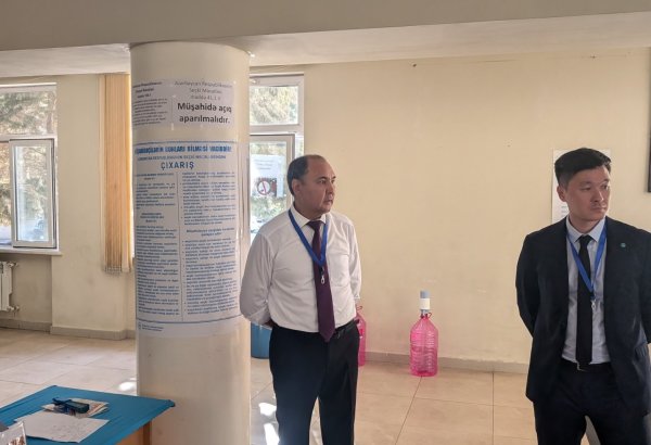 SCO observer mission chief learns about Azerbaijani legislative elections (PHOTO)