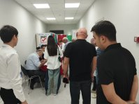 Baku's Nizami district sees high voter turnout in Azerbaijan's parliament election from first hours (PHOTO)