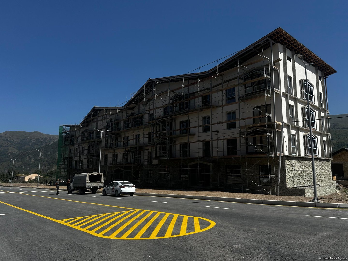 Azerbaijan airs its pre-resettlement plans for Kalbajar's residential complex (PHOTO)