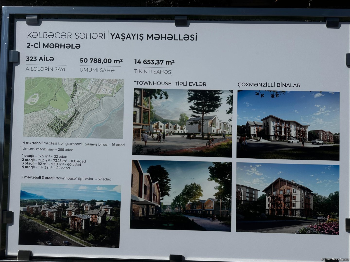 Azerbaijan airs its pre-resettlement plans for Kalbajar's residential complex (PHOTO)