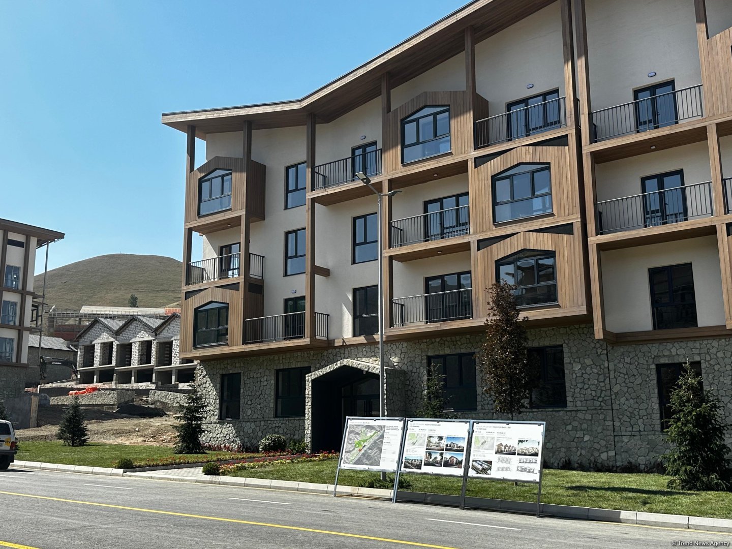 Azerbaijan airs its pre-resettlement plans for Kalbajar's residential complex (PHOTO)