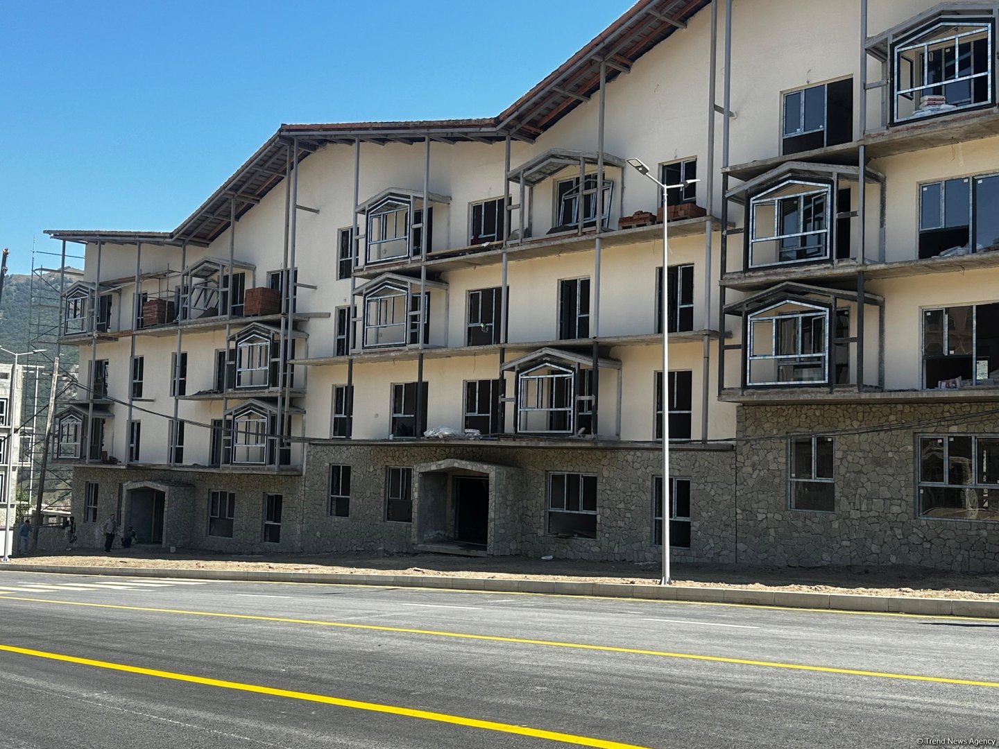 Azerbaijan airs its pre-resettlement plans for Kalbajar's residential complex (PHOTO)