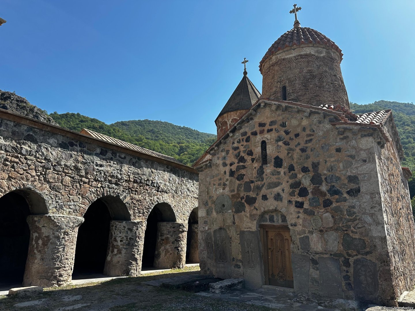 Azerbaijan airs footage from nation's Khudavang Monastery vandalized by Armenia (PHOTO)